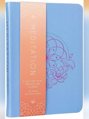 Meditation Day & Night Reflection Journal - Blue